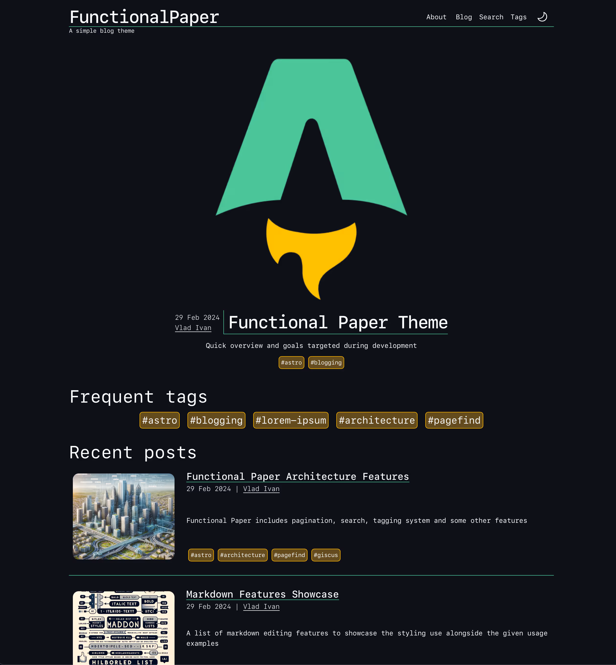 Functional paper demo