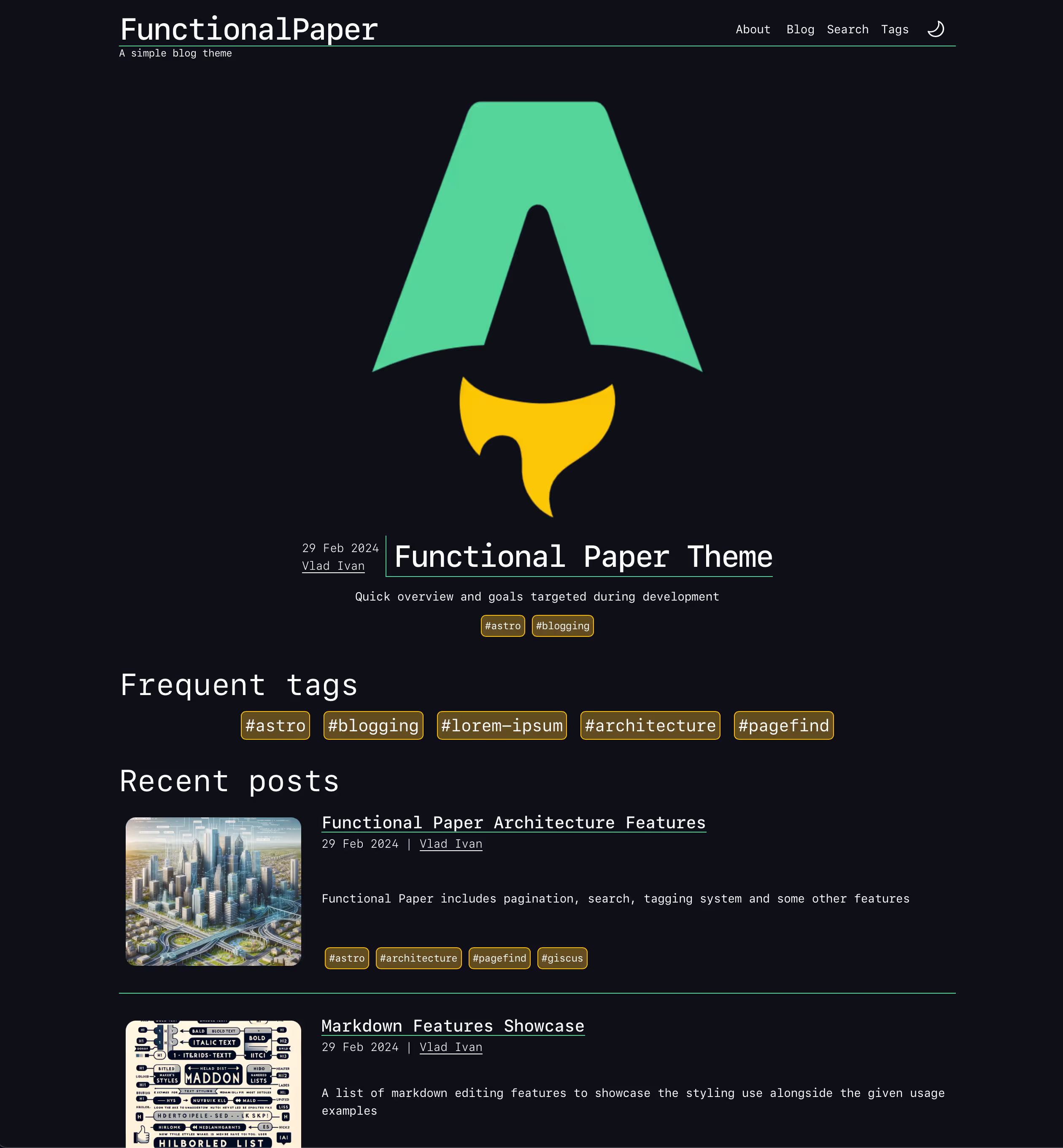 Functional paper demo